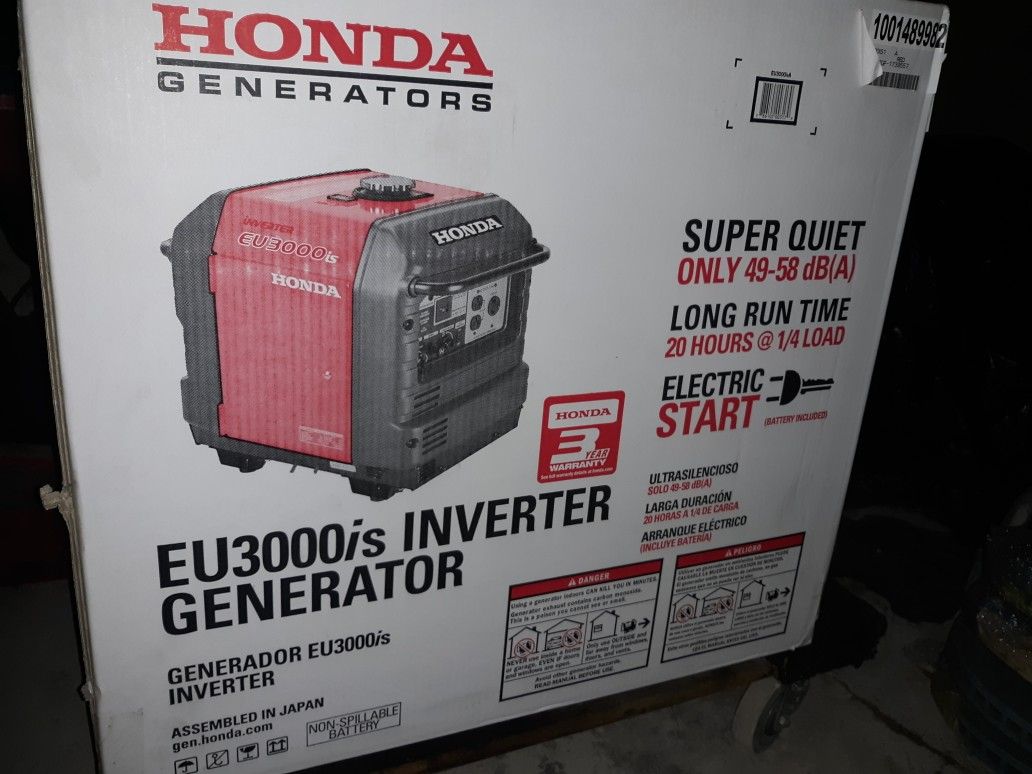 Honda eu3000is generator/inverter