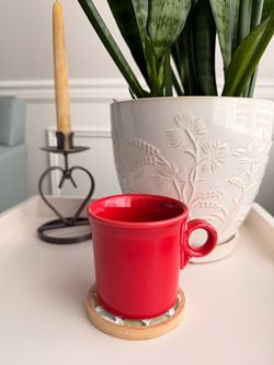 Fiesta Red Ceramic Coffee Mug