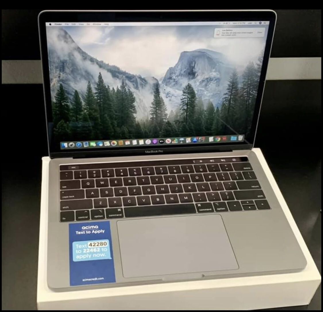 MacBook Pro 2018 Touch Bar - i5 $55 Down Payment