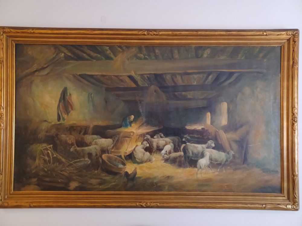 Large Antique Painting