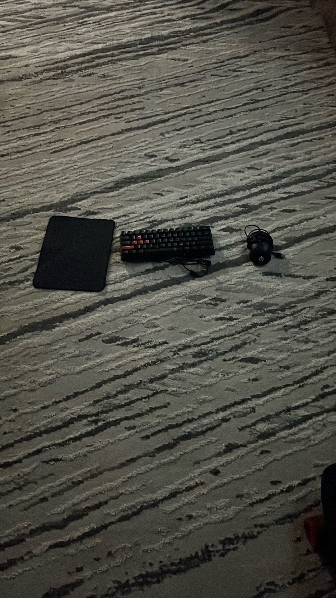 keyboard mouse and mouse pad