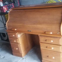 VINTAGE ROLL UP DESK