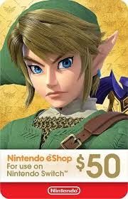 $50 Nintendo eShop Code