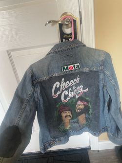 Cheech & Chong Custom Jean Jacket (size L)