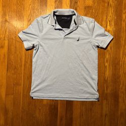 Nautica polo shirt, light blue, small 