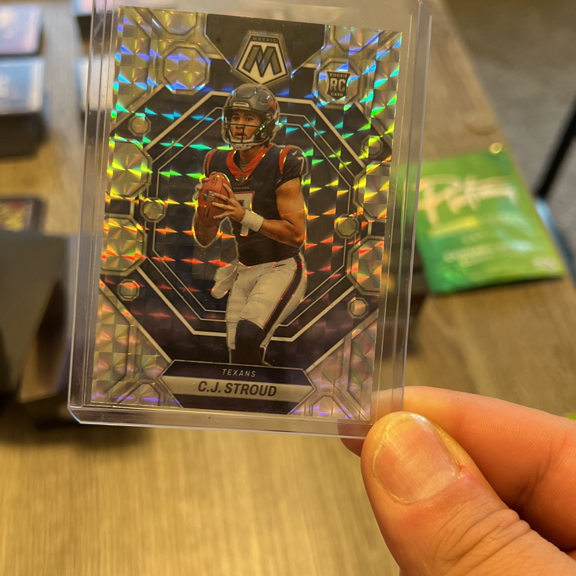 CJ Stroud Silver Mosaic Rookie Card