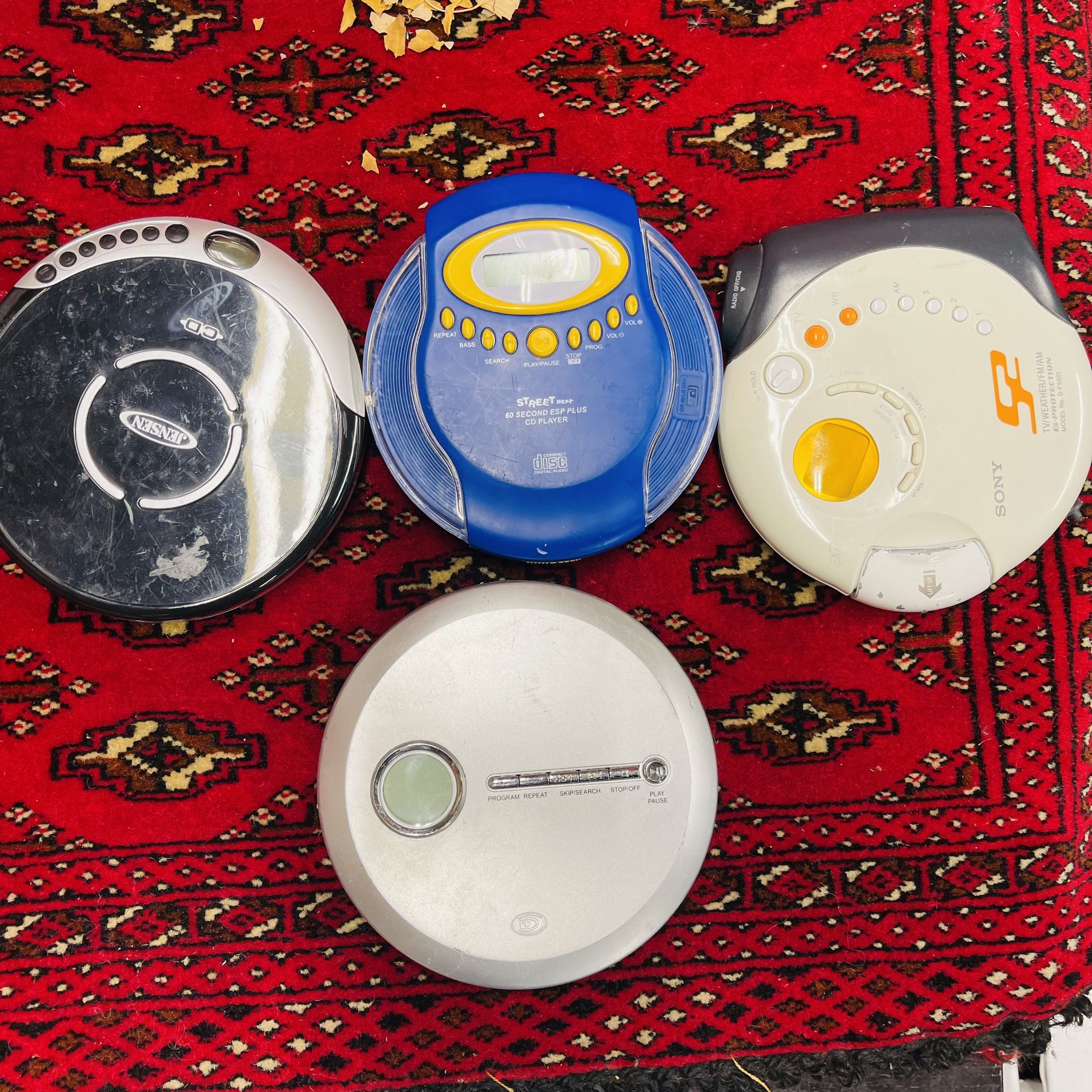 CD Players Lot For Part Or Repair