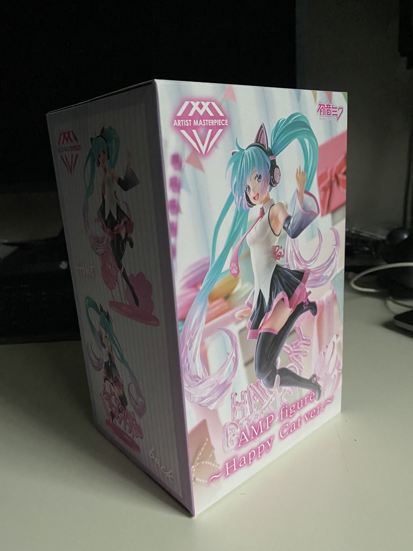 Hatsune Miku Figure Birthday 2021 Happy Cat ver. 14th Anniversary AMP