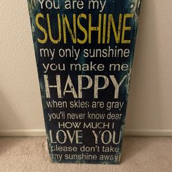 Metal Wall Decor, 32x14”