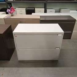 Metal Steelcase Lateral File Cabinet 