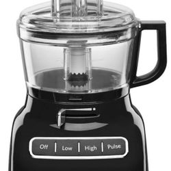 KitchenAid KFP0722OB 7-Cup Food Processor with Exact Slice System - Onyx Black