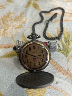 Relic quartz pocket watch by Fossil