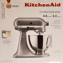 KitchenAid Deluxe 4.5 Quart Tilt-Head Stand Mixer, KSM97
