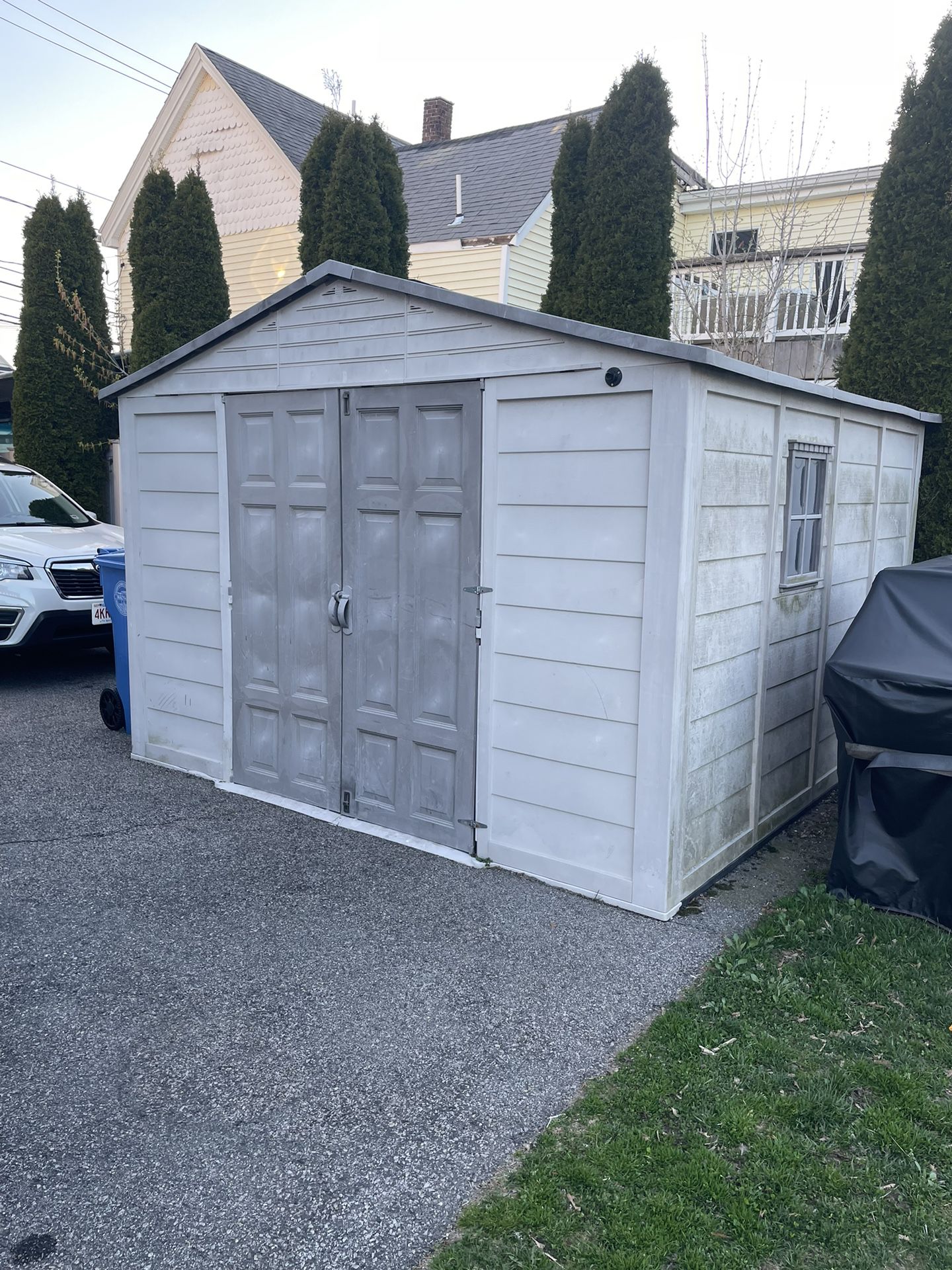 10x10 Plastic Shed for Sale - Great Condition!