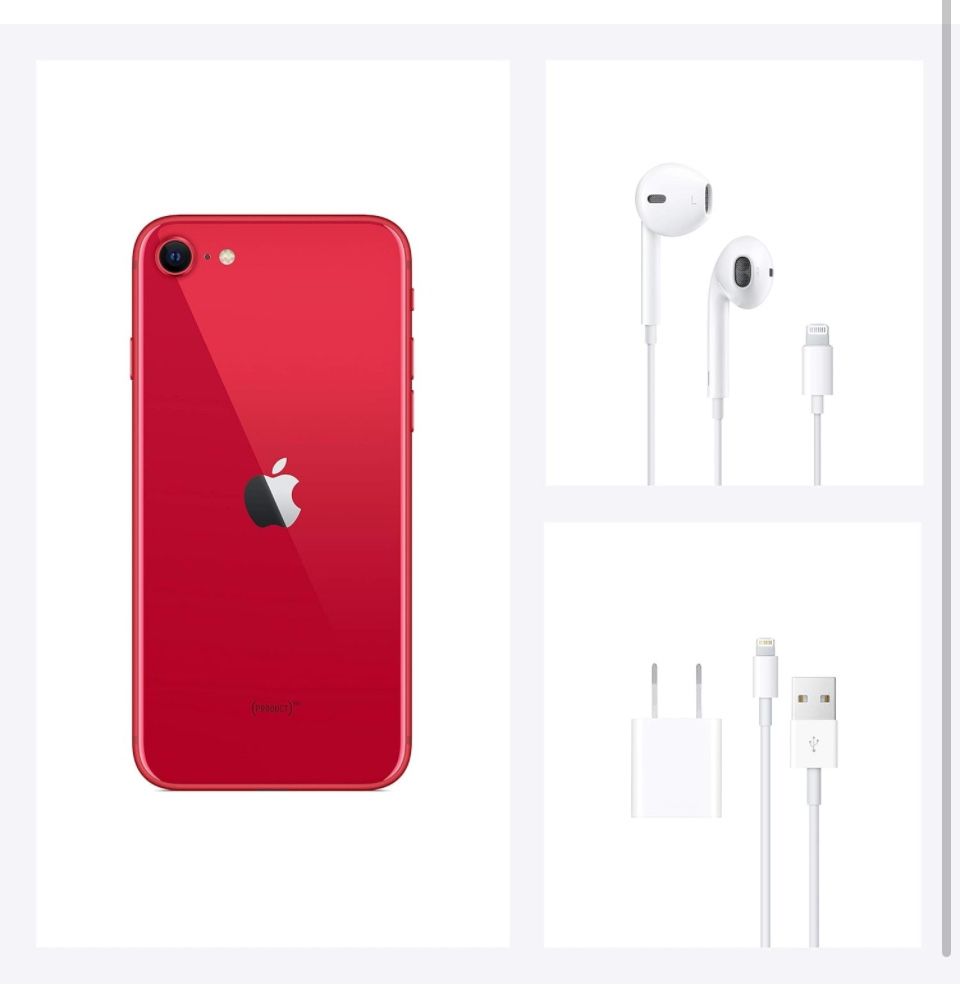 New Simple Mobile Prepaid - Apple iPhone SE (64GB) - (Product) RED [Locked to Carrier - Simple Mobile]
