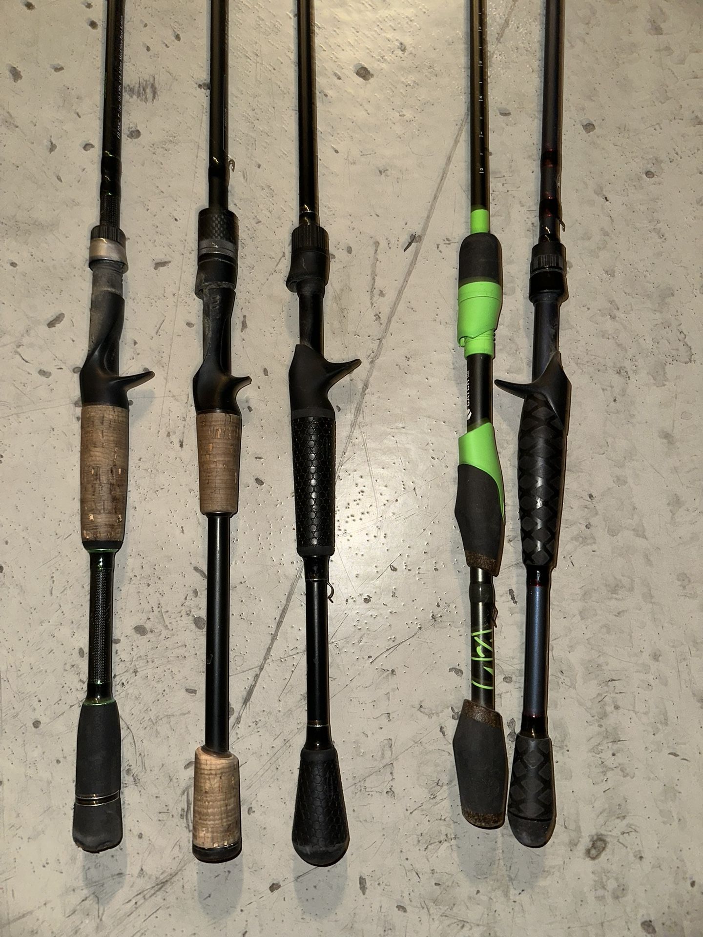 5 Rods For Sale Separate Or All Together