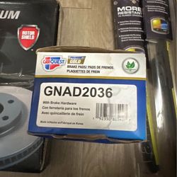 Front brake Pads Rotors windshield Wipers Plus Oil