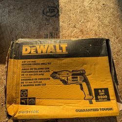Dewalt 8 Amp Corded Variable Speed Drill 