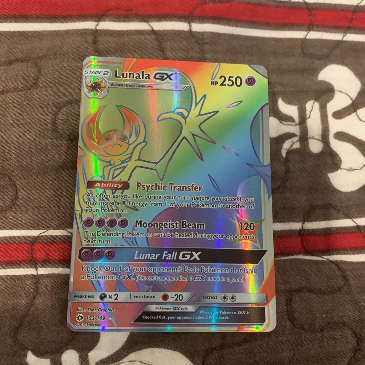 Golden Rare Lunala Pokemon Card for Sale in Santa Ana, CA - OfferUp