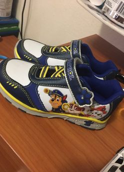 Size 11c paw patrol light up shoes