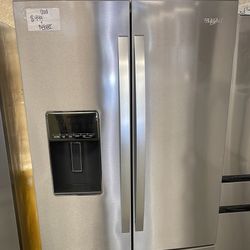 WHIRLPOOL FRENCH DOOR STAINLESS STEEL FRIDGE