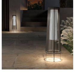 Grand patio Outdoor Floor Solar Light 2-Pack