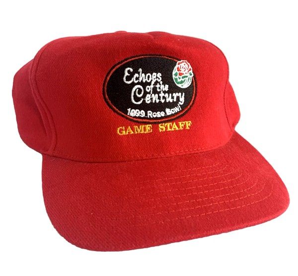 Vintage 1999 Otto Cap Rose Bowl Game Staff Hat Echoes of the Century