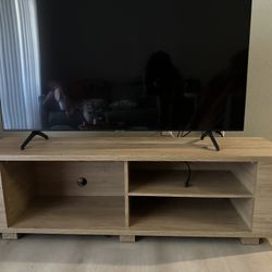 tv stand with shelves 