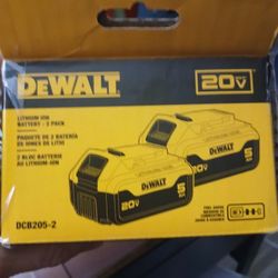 Dewalt 2 Pack Lawn Mower Batteries