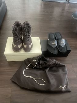 Coach Purse, Shoes, And Sandals