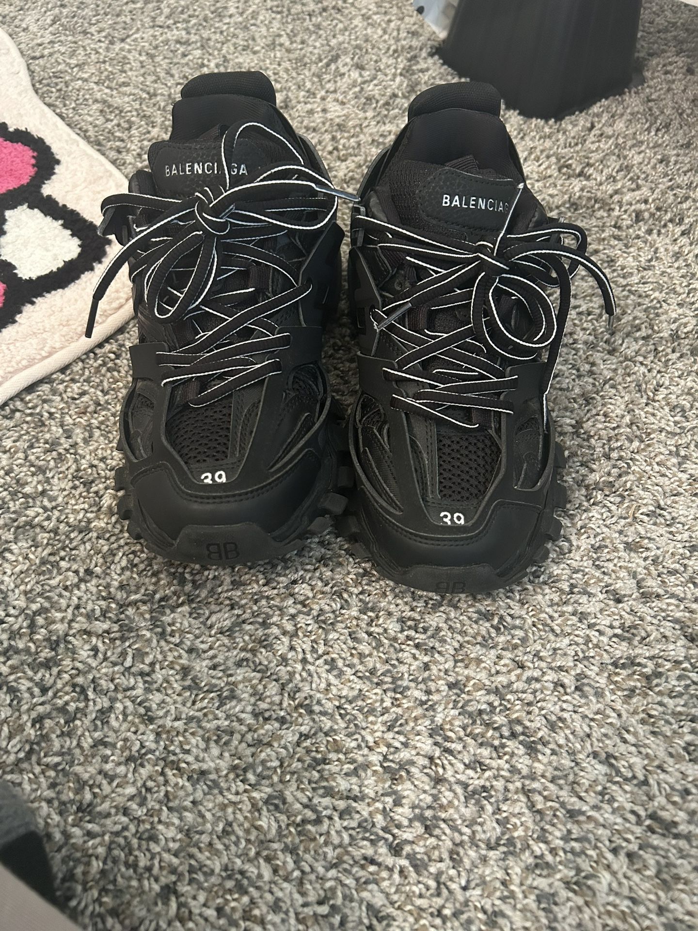 Balenciaga Tracks black and white