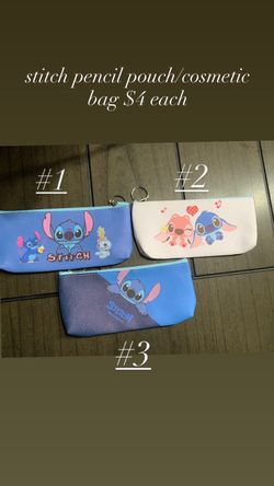 Stitch Pencil Pouch/Cosmetic Bag $4 each
