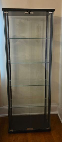Glass display case