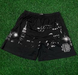 Eric Emanuel Black NYC Skyline Shorts Size XL