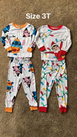 Toddler Holiday Pjs Bundle Halloween Christmas Size 3T