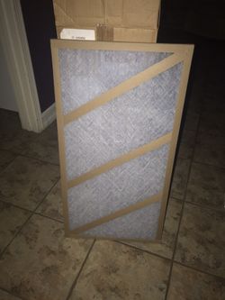 OU03033 Box of Grillo AC Filters Size 16”x30”x1”. GARAGE SALE 12000 BLOCK OF CARNATION STREET EASTVALE CA 5&6 SEPTEMBER 2026