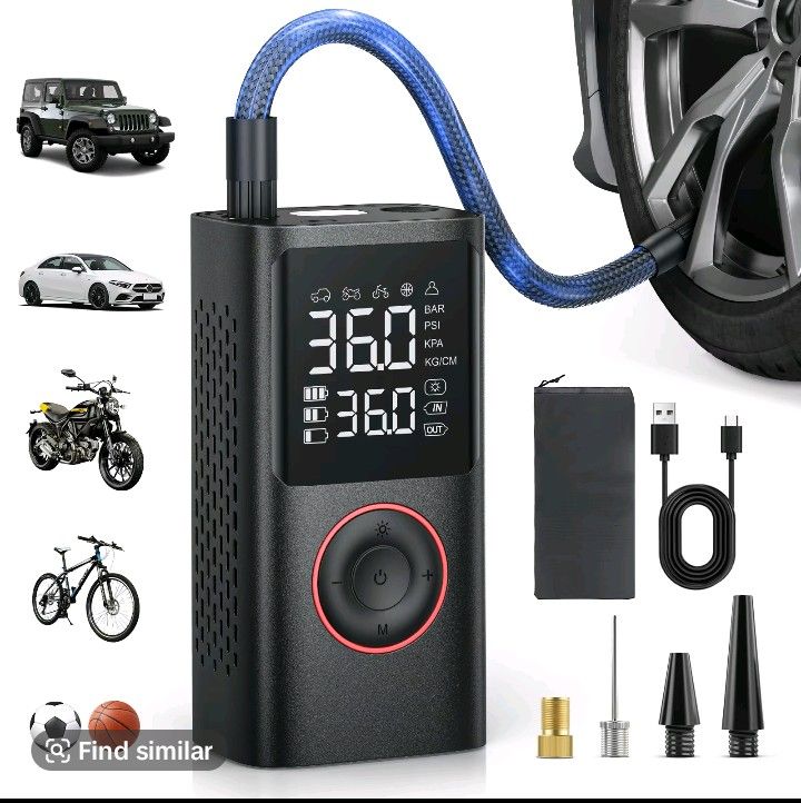 Powools Portable Car And Inflatables Tire Inflator Wíreless 87007
