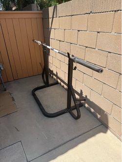 Olympic Bar with rack