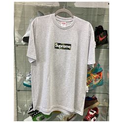 Supreme Box Logo Tee Grey 