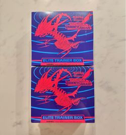 Darkness Ablaze Elite Trainer Box Pokemon Card Game Booster Bundle Packs ETB Heroes Prismatic Mega Destined Surging Black White PSA OP Sword Shield