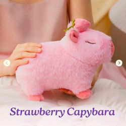 Rare Pink Strawberry Capybara