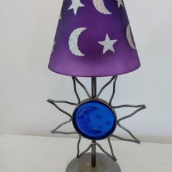 Moon And Stars Tea Light Candle Holder 