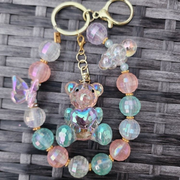 Luminous Teddy Keychain / Phone Charm