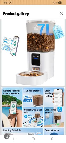Automatic Cat Feeder with 5G WiFi
