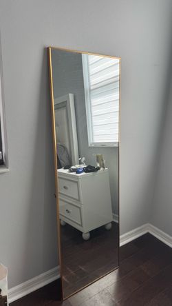 Full Length Floor Mirror Gold Frame