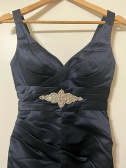 Bill Levkoff Navy Dress