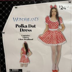 Polka Dot Dress Costume - $15!