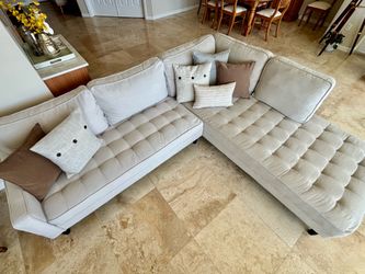 Modern Off White Sectional