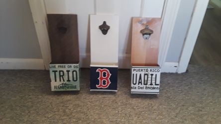 Custom bottle openers