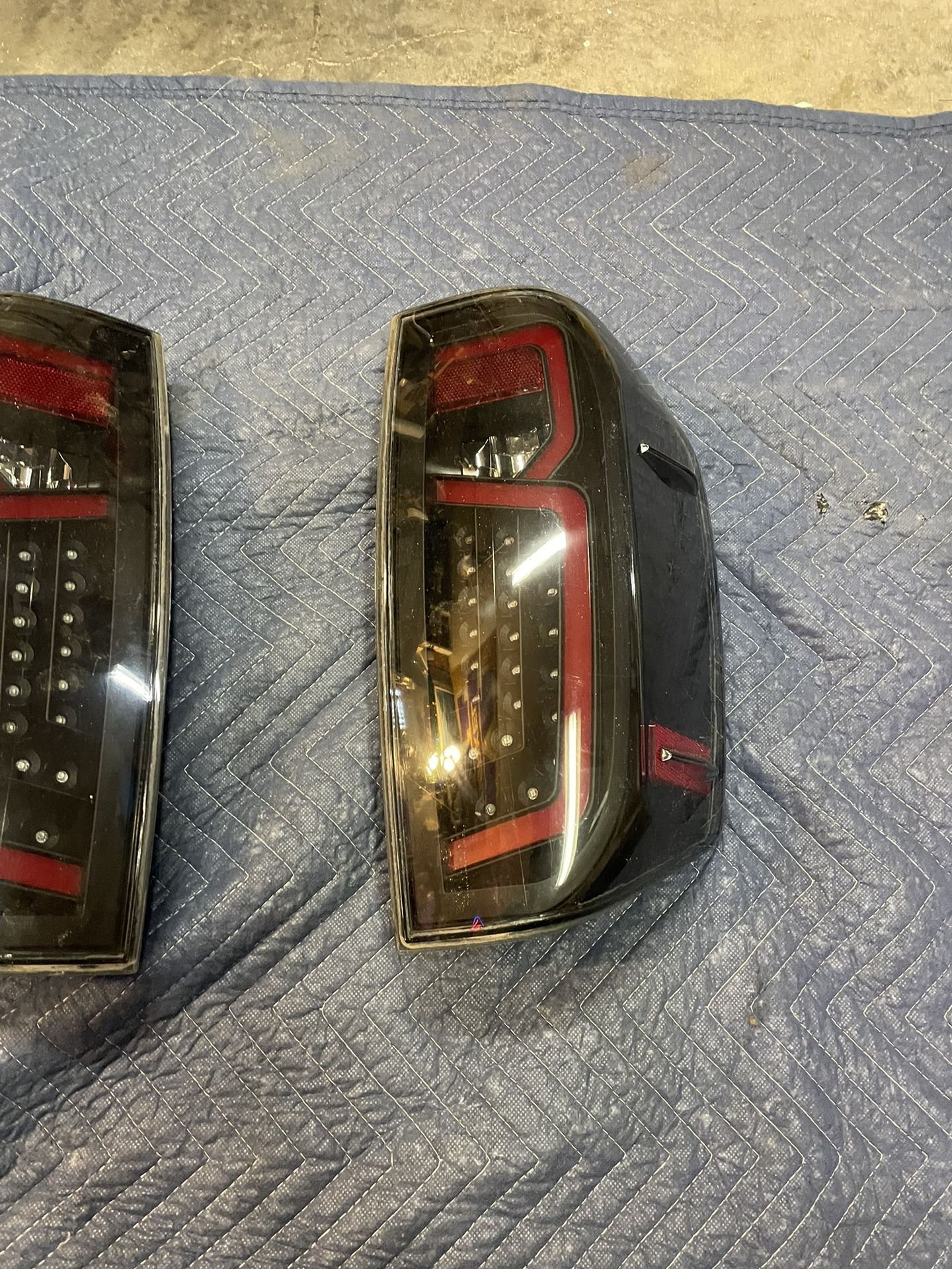 2021 Toyota Tundra Smoked Out Led Tail Lights
